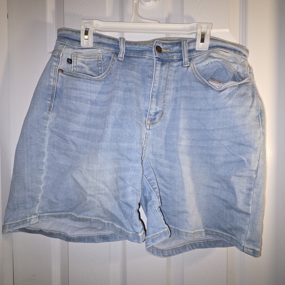 Judy Blue Light Blue Denim Jean Shorts Size 1xl